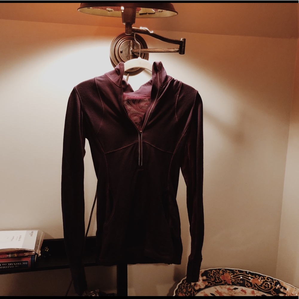 Maroon/Dark Purple Lulu Lemon Running Top